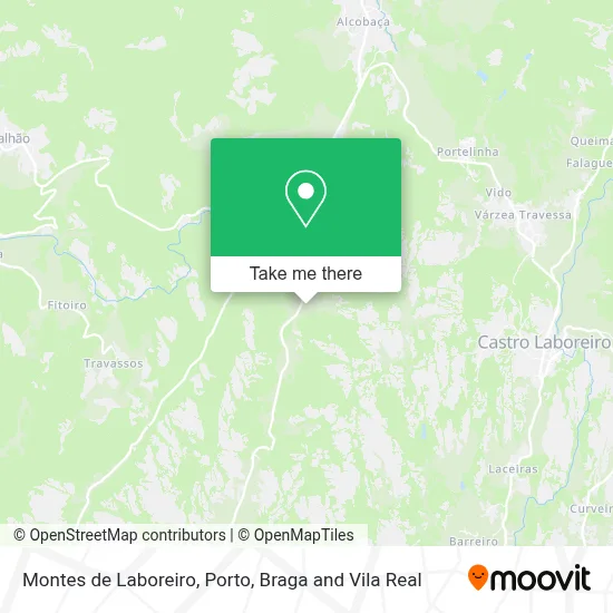 Montes de Laboreiro map