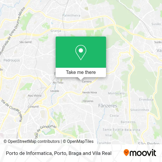 Porto de Informatica map