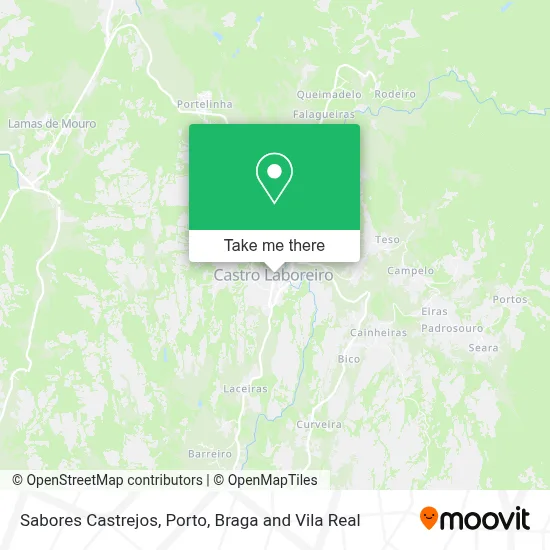 Sabores Castrejos map
