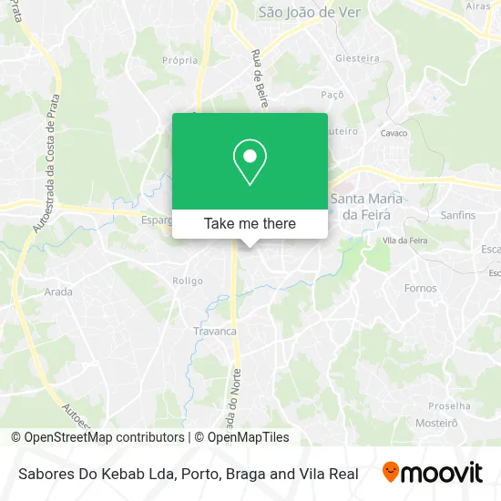 Sabores Do Kebab Lda map