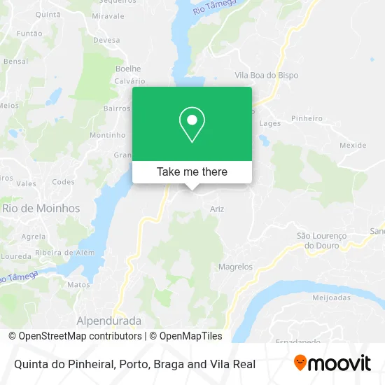 Quinta do Pinheiral map