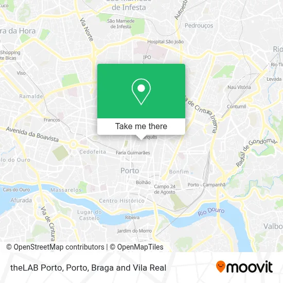 theLAB Porto map