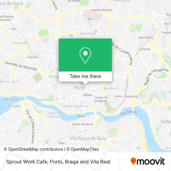 Sprout Work Cafe map