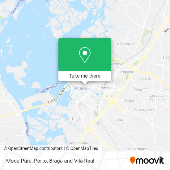 Moda Pura map