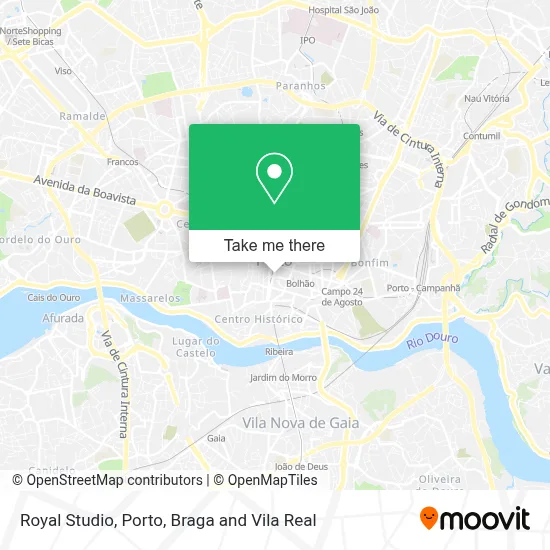 Royal Studio map