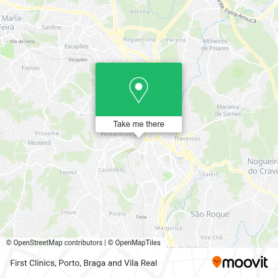 First Clinics map