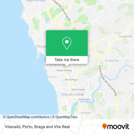 Vilanails map