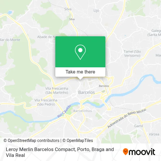 Leroy Merlin Barcelos Compact map