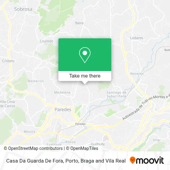 Casa Da Guarda De Fora map