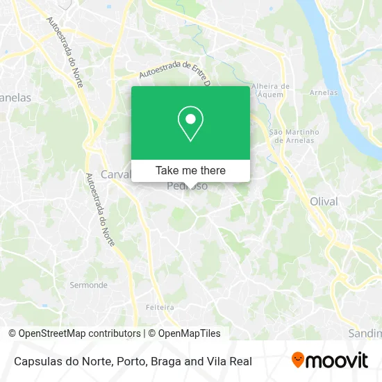 Capsulas do Norte map