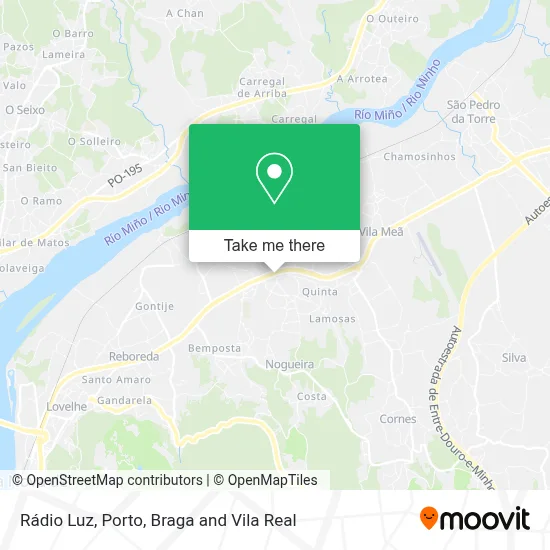 Rádio Luz map