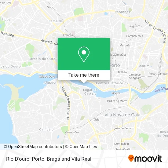 Rio D'ouro mapa