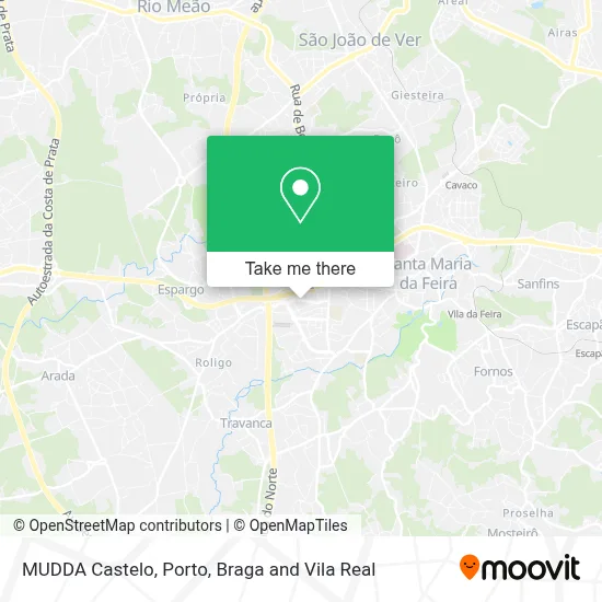 MUDDA Castelo map