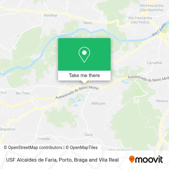 USF Alcaides de Faria map