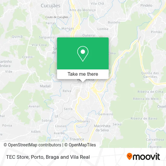TEC Store map