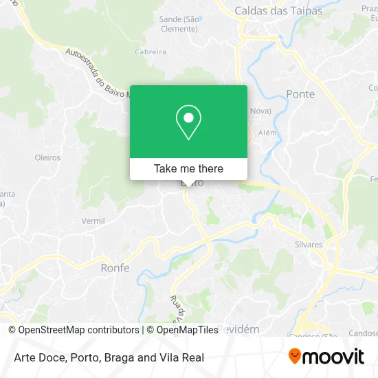 Arte Doce map
