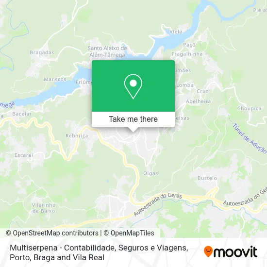 Multiserpena - Contabilidade, Seguros e Viagens map