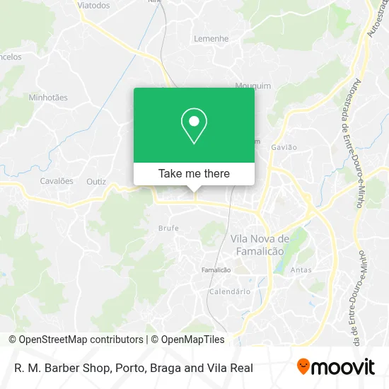 R. M. Barber Shop mapa