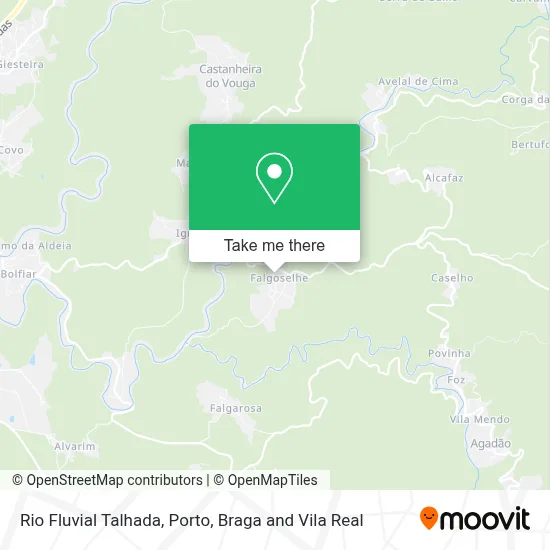 Rio Fluvial Talhada mapa