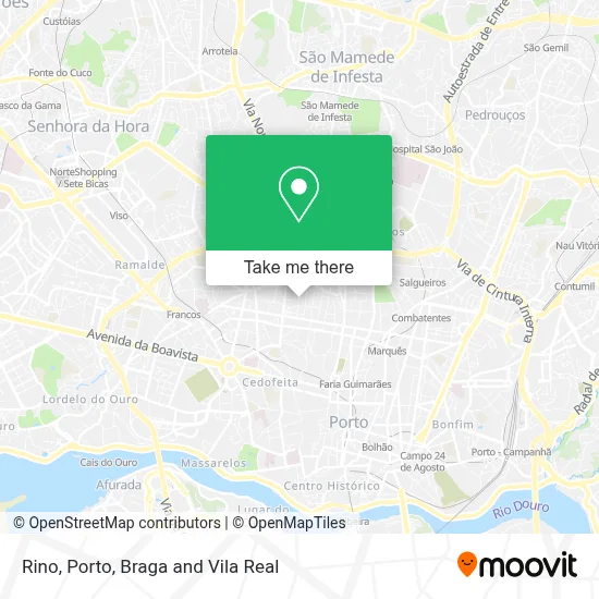 Rino mapa