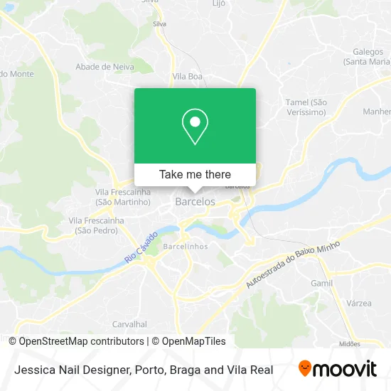 Jessica Nail Designer map