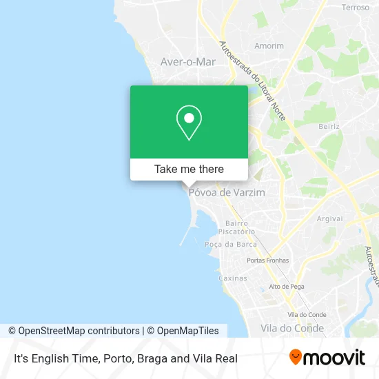 It's English Time map