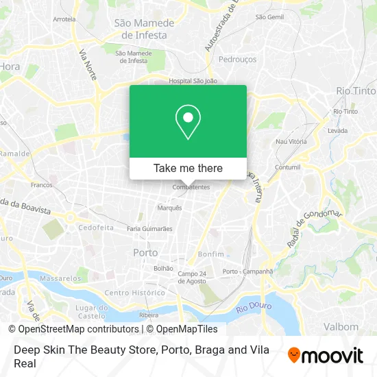 Deep Skin The Beauty Store map