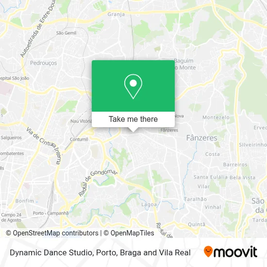 Dynamic Dance Studio map