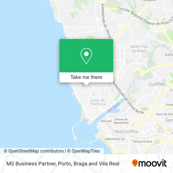 MS Business Partner map