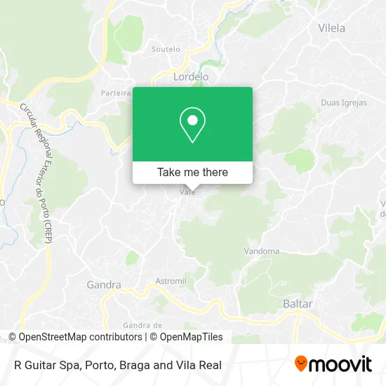 R Guitar Spa map