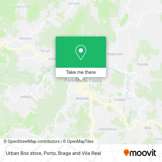 Urban Box store map