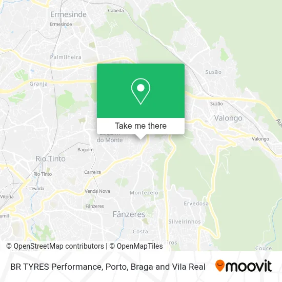 BR TYRES Performance map