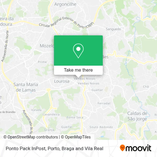 Ponto Pack InPost map
