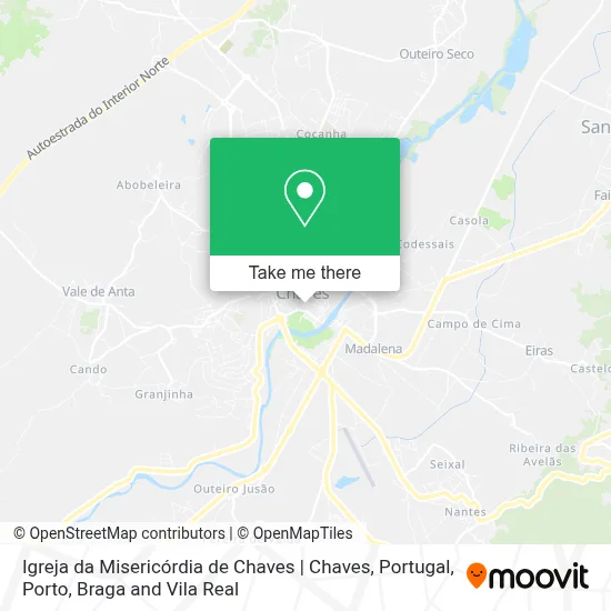 Igreja da Misericórdia de Chaves | Chaves, Portugal map