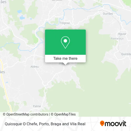 Quiosque O Chefe map