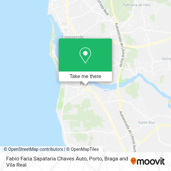 Fabio Faria Sapataria Chaves Auto map