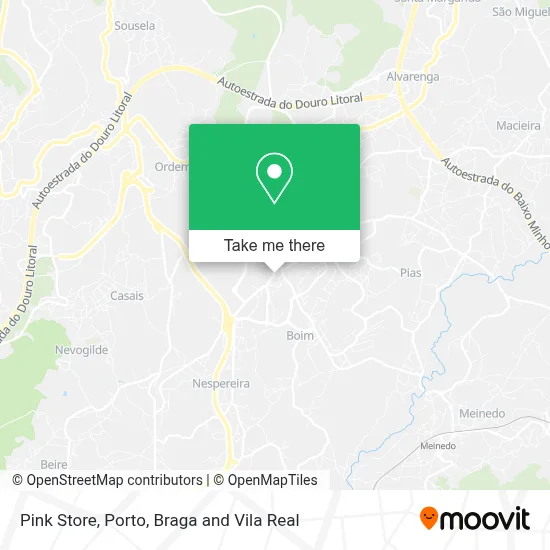 Pink Store map