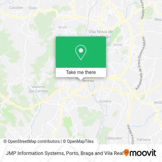 JMP Information Systems map