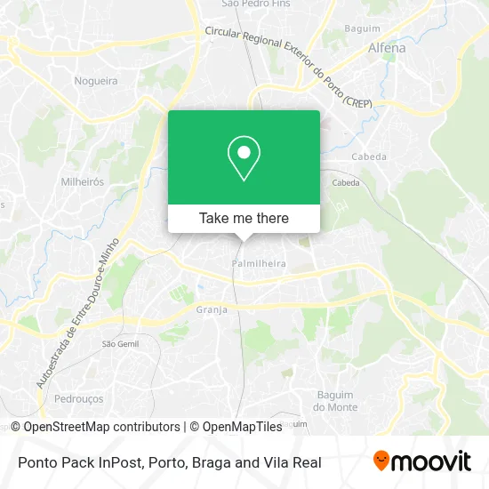 Ponto Pack InPost map