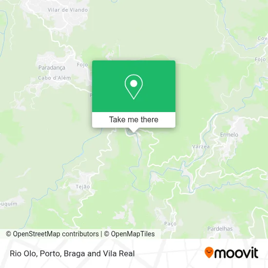Rio Olo mapa