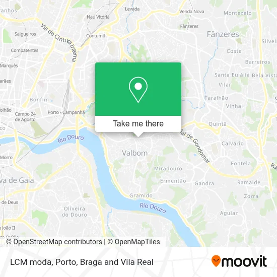 LCM moda map