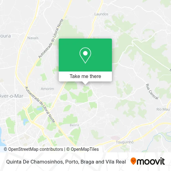 Quinta De Chamosinhos map