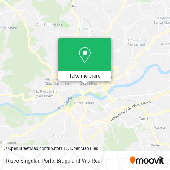 Risco Singular mapa