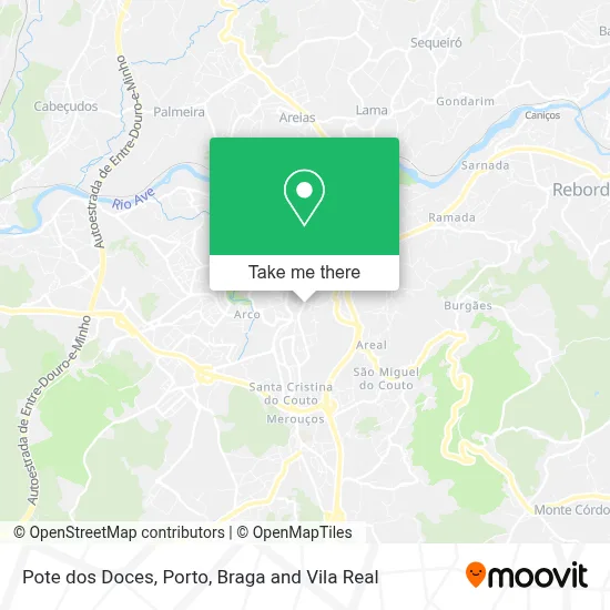 Pote dos Doces map