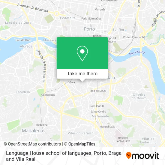 Language House school of languages map