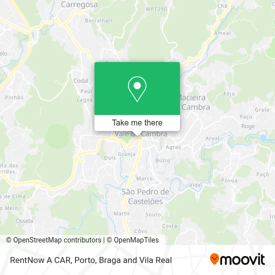 RentNow A CAR map