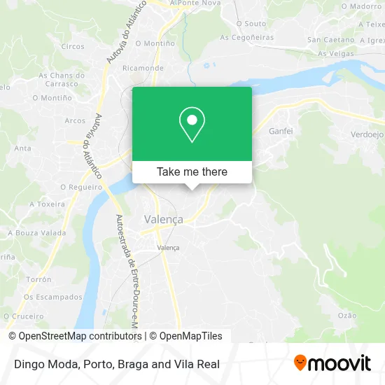 Dingo Moda map
