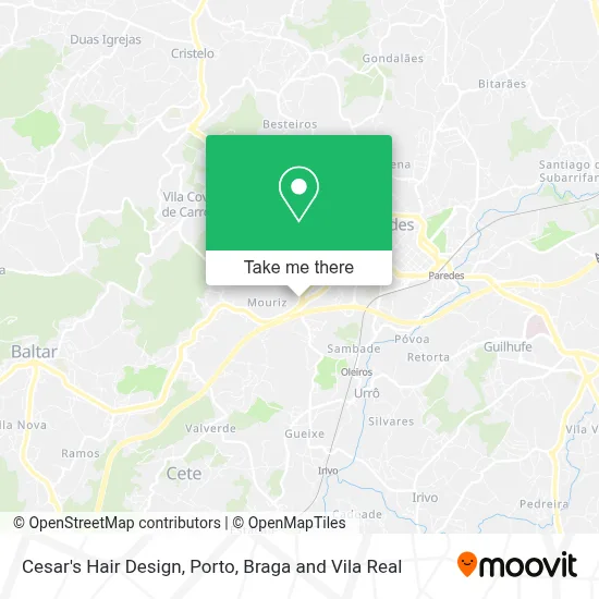 Cesar's Hair Design map
