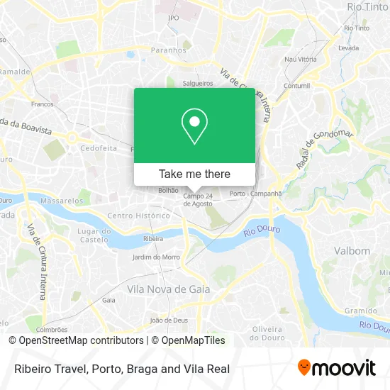 Ribeiro Travel map