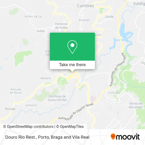 Douro Rio Rest. map